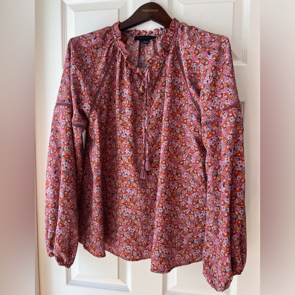 Sanctuary Floral Long Sleeve Blouse